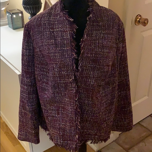 plus size tweed suit